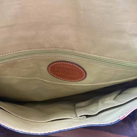 Fossil floral coated canvas pretty hobo purse - Picture 8 of 12